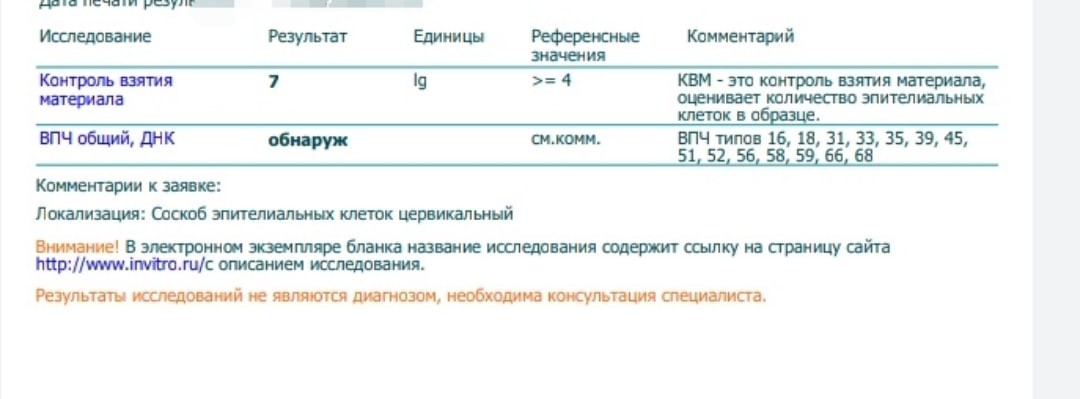 Вирус папилломы человека тип 58