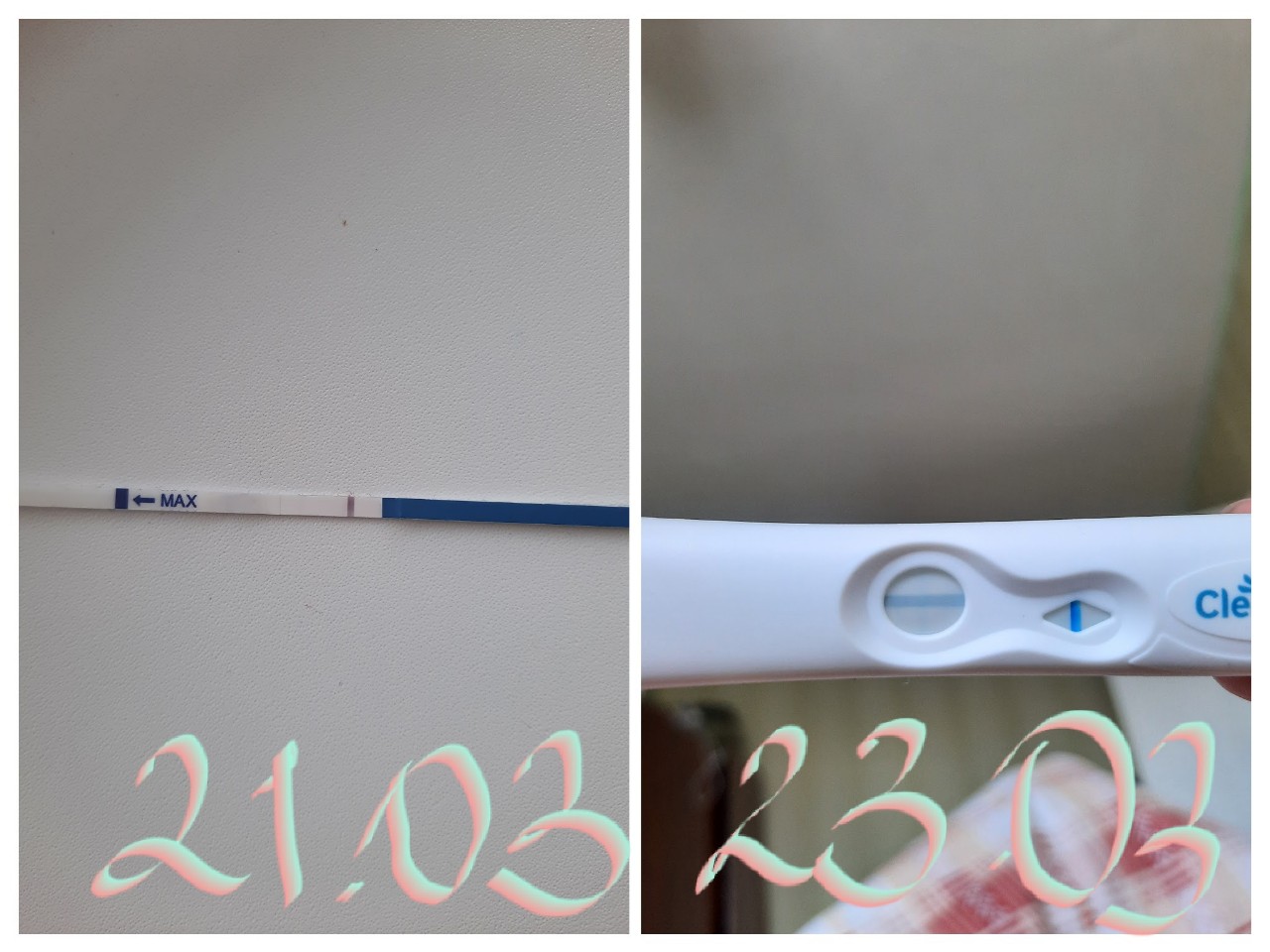Слабая полоска на тесте беременность после задержки