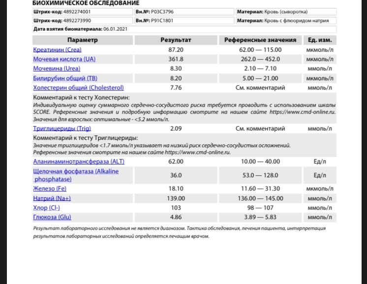 Определение степени липемии иктеричности и гемолиза образца