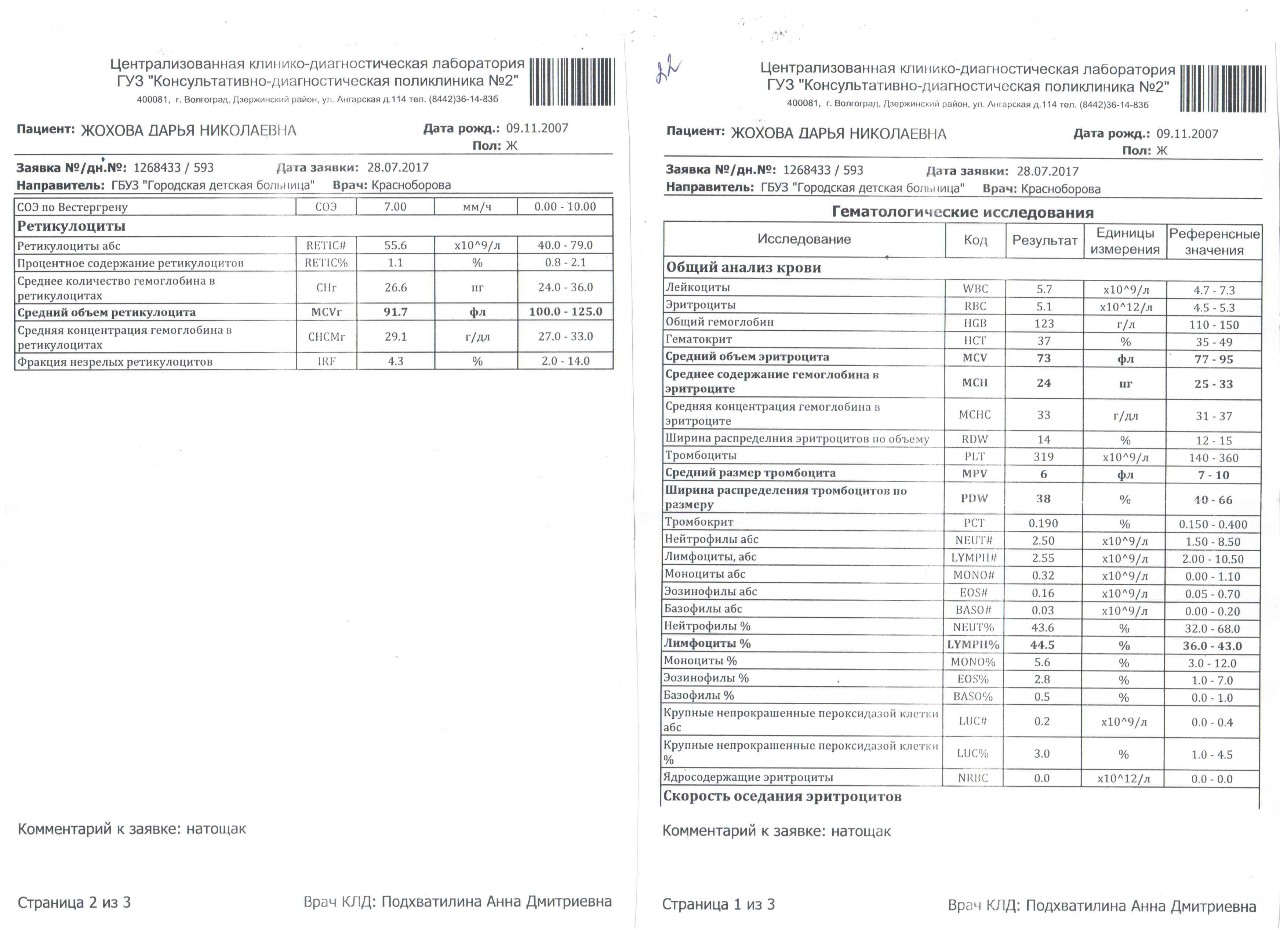 Поликлиника результат