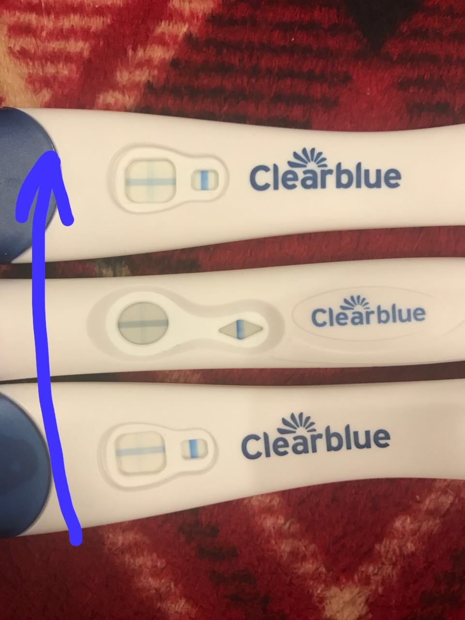 Тест Clearblue за 5 дней