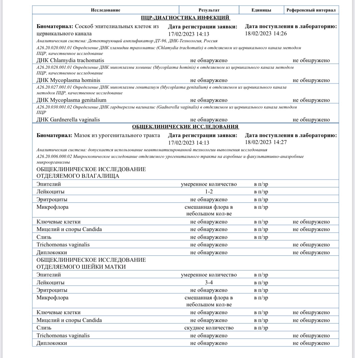 Микрофлора гинекологии