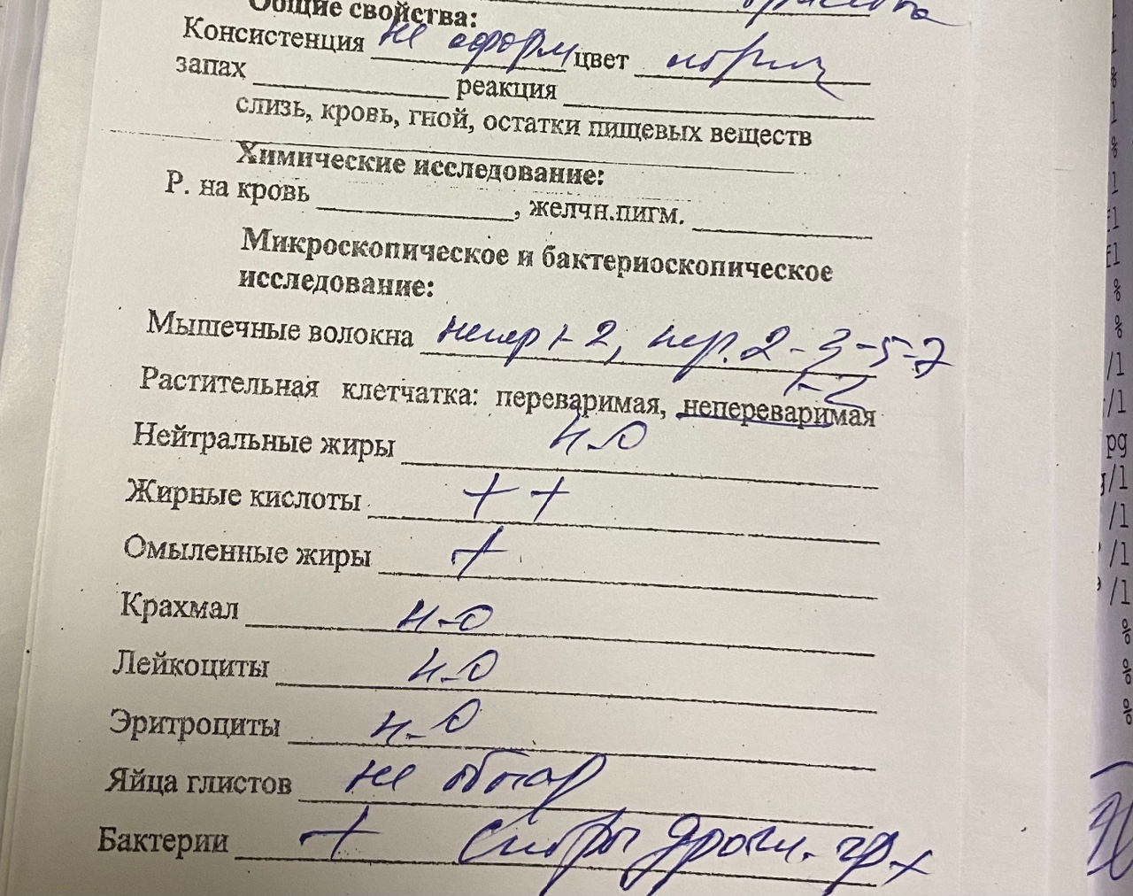 оформленный стул со слизью