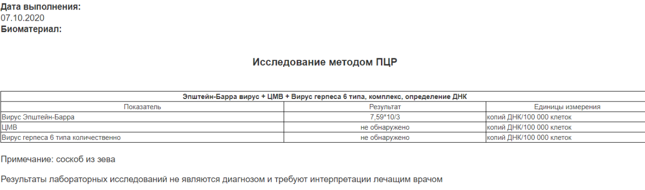 Днк эпштейн барра в слюне. ПЦР диагностика Эпштейн Барра. ПЦР Эпштейн Барра 1.4 расшифровка.