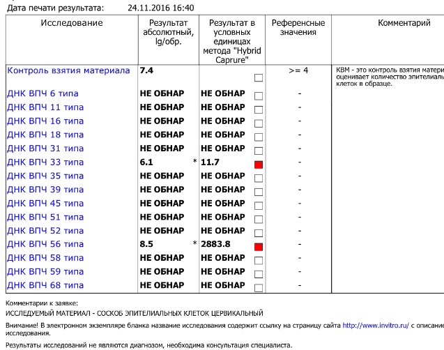 Впч 31 типа у женщин что это