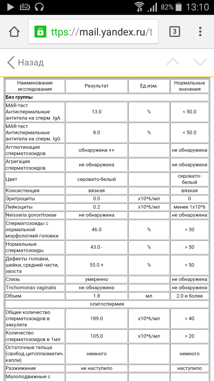 Спермограмма mar. Расшифровка спермограмма и мар теста. Норма мар теста.