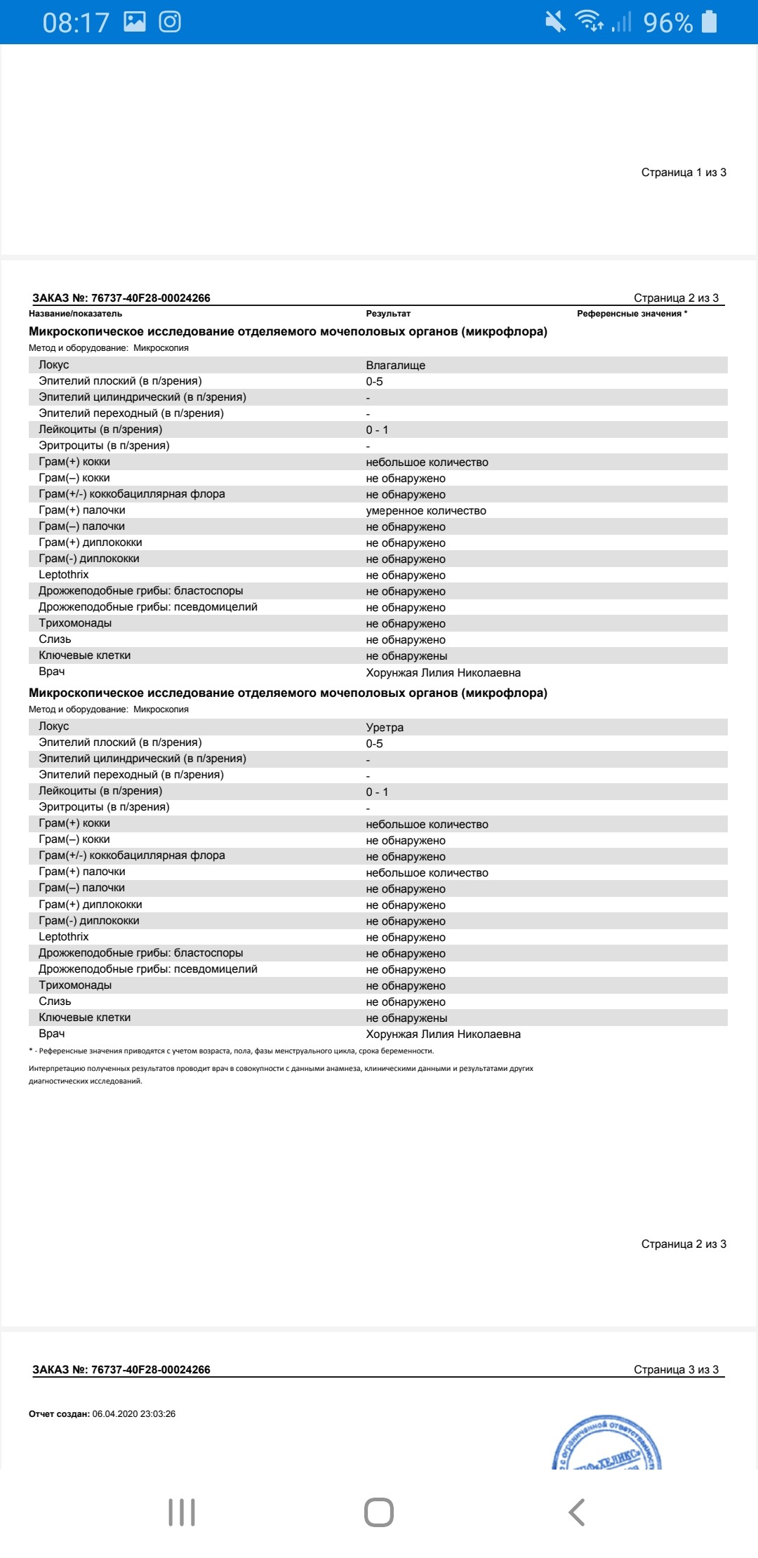 Лейкоциты в цервикальном канале. Микроскопическое исследование мазка u 10-12-18. Мазок цервикальный канал лейкоциты. Мазок цервикального канала лейкоциты норма. Лейкоциты в цервикальном канале норма 20-30.