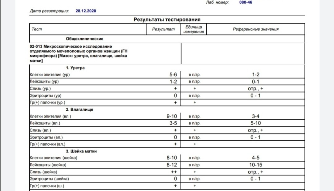 Мазок на коклюш