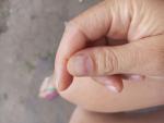 Полоска на ногте большой палец фото 2